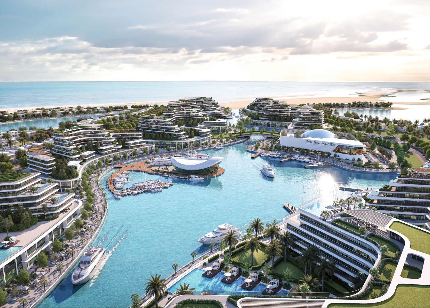 Delphine Beach Residences на острове Sobha Siniya — 2-комнатная квартира — Роскошная островная жизнь
