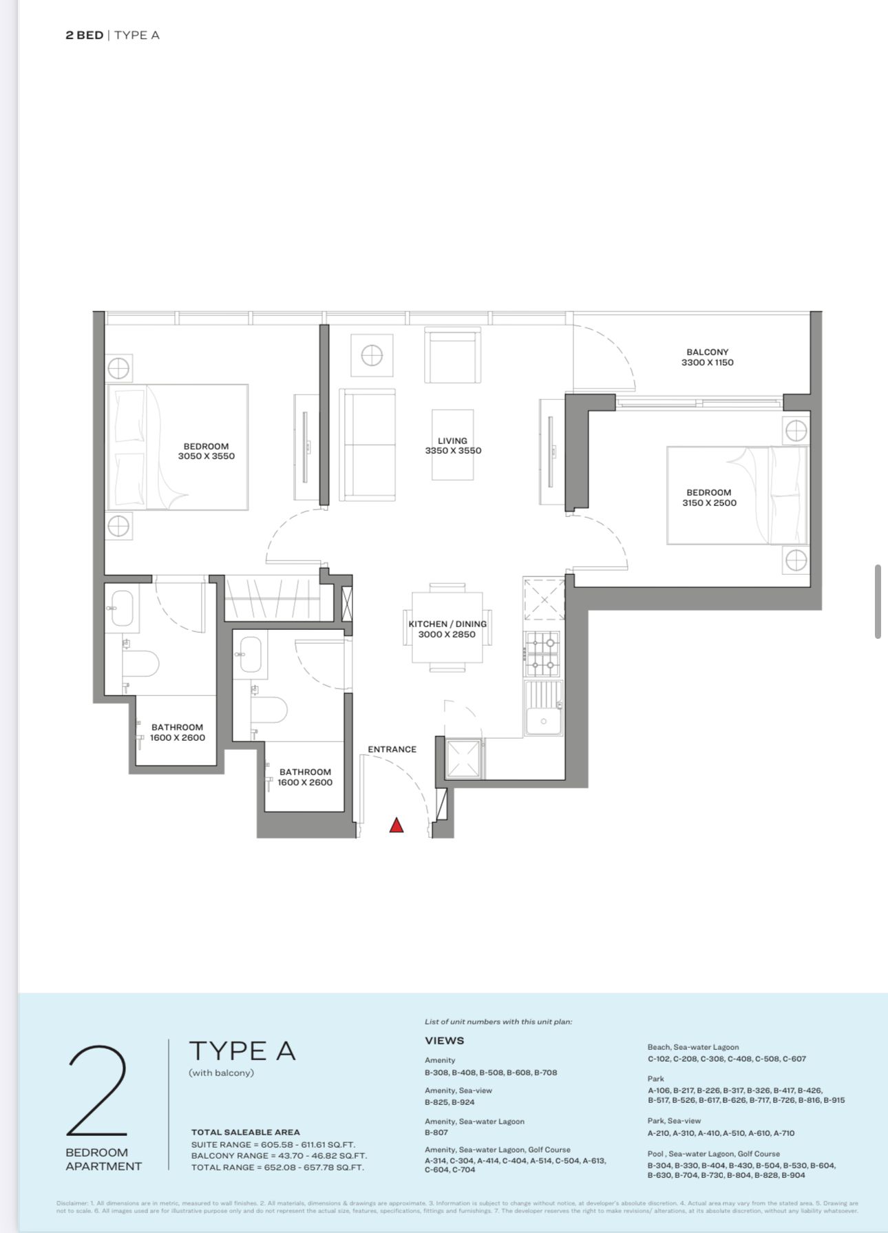 Delphine Beach Residences на острове Sobha Siniya — 2-комнатная квартира — Роскошная островная жизнь