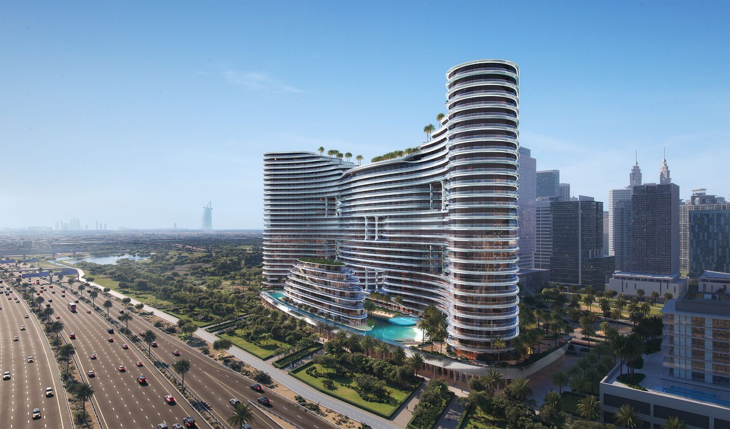 Binghatti Aquarise: 1-Bedroom Apartment in Business Bay