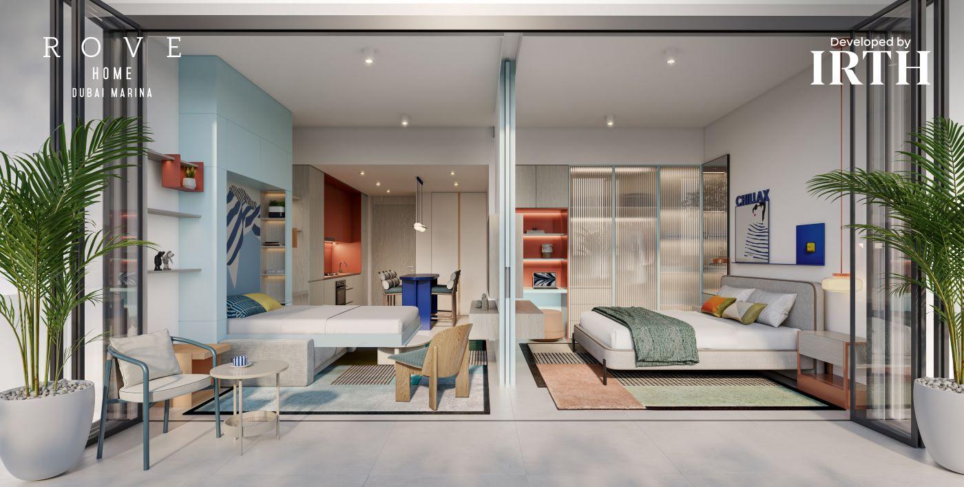 Rove Home Dubai Marina: Studio - Furnished Investment Opportunities