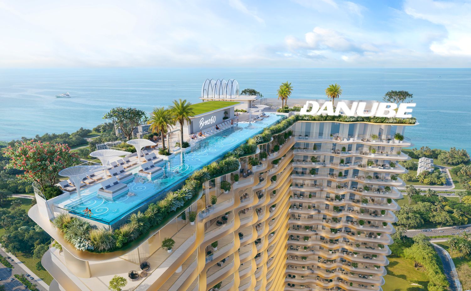 Breez by Danube: Studio - Luxury Seafront Living