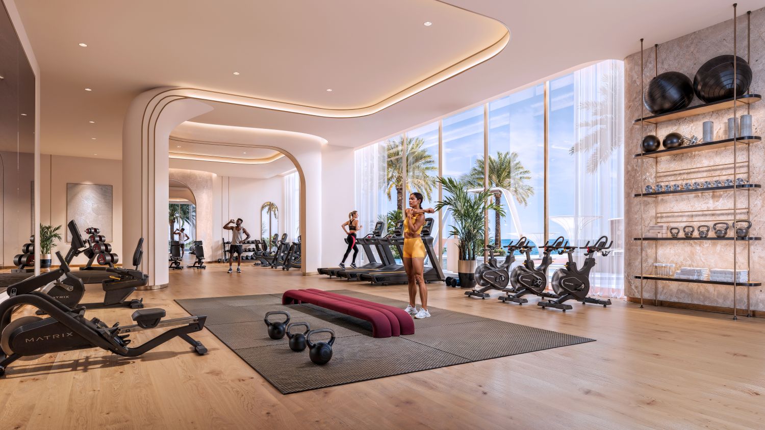 Breez by Danube: 2 Bedroom Apartment + Pool - Luxury Seafront Living