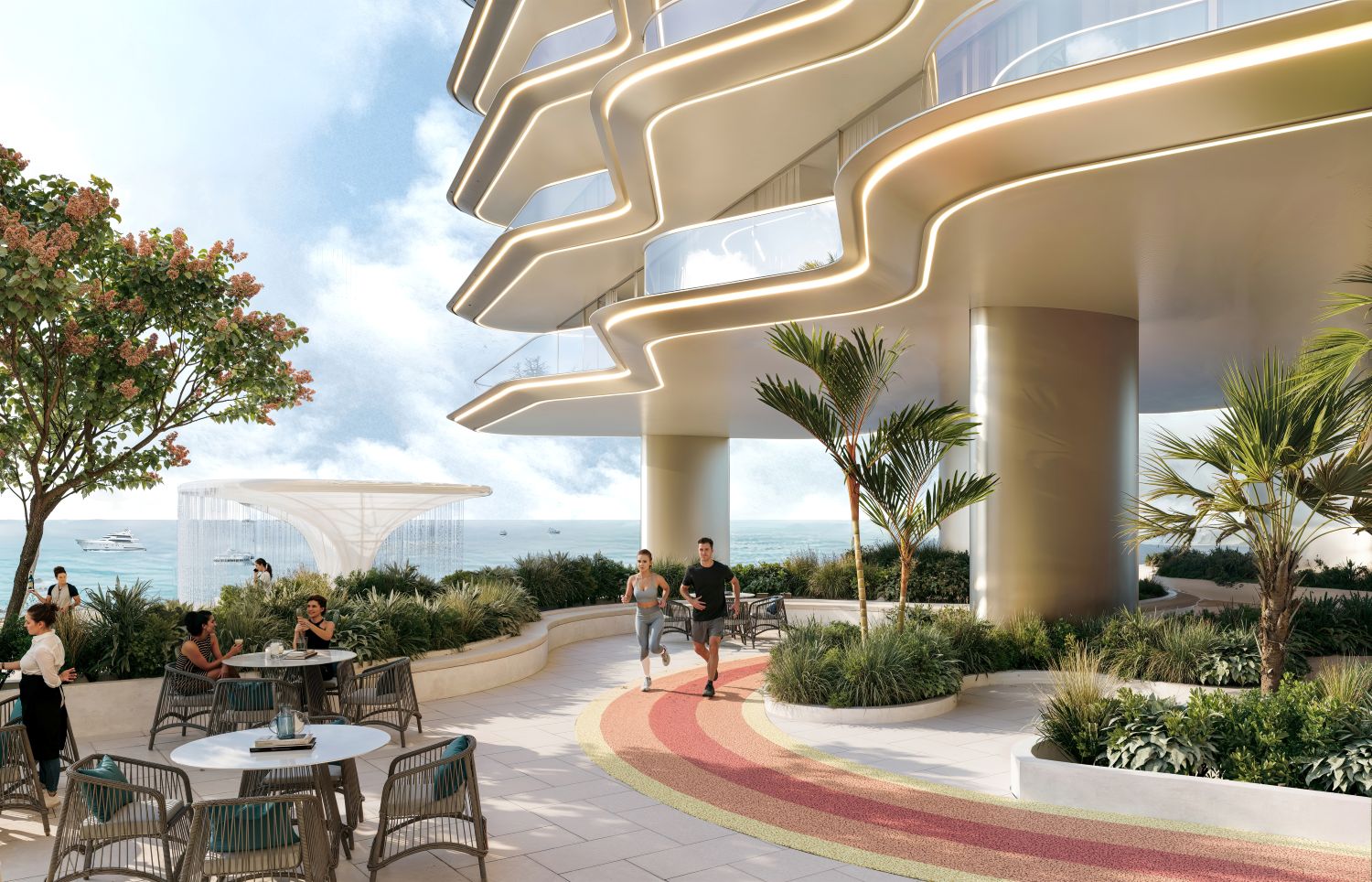 Breez by Danube: 2 Bedroom Apartment + Pool - Luxury Seafront Living