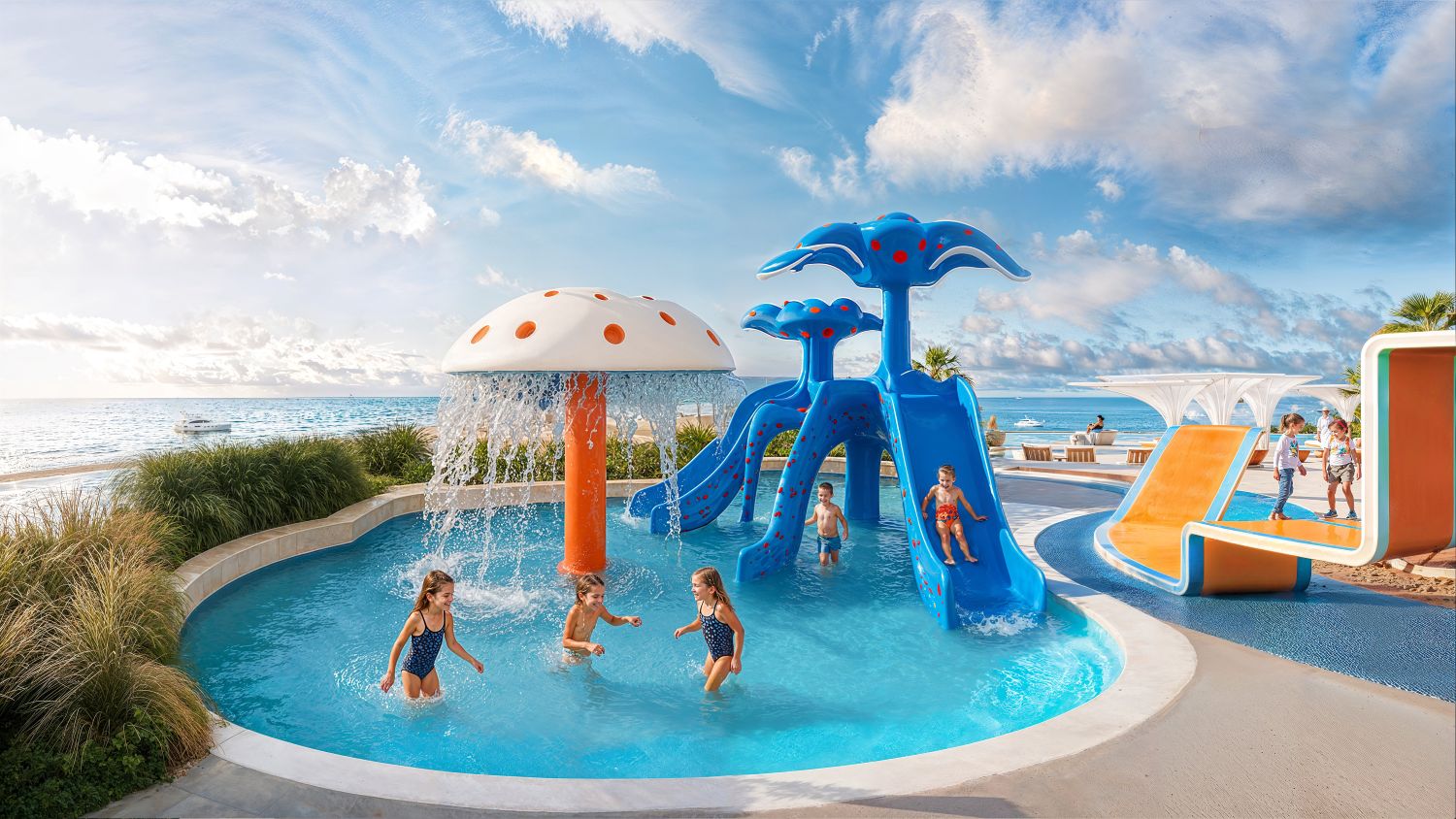 Breez by Danube: 2 Bedroom Apartment + Pool - Luxury Seafront Living