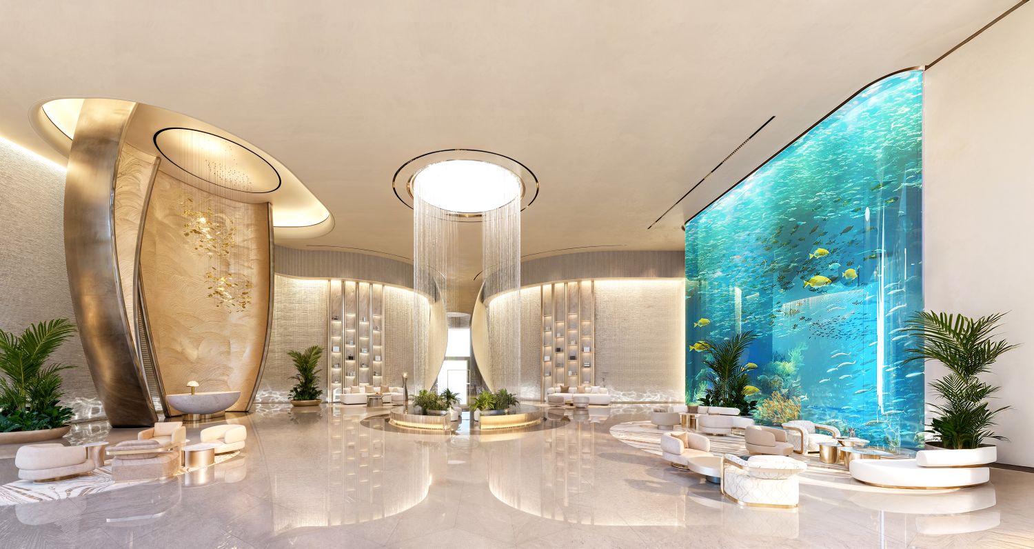 Breez by Danube: 2 Bedroom Apartment + Pool - Luxury Seafront Living