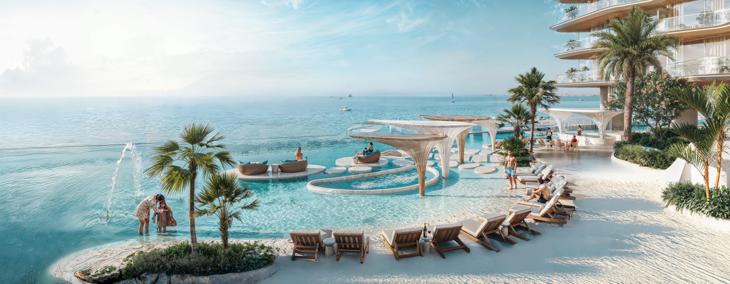 Breez by Danube: 2 Bedroom Apartment + Pool - Luxury Seafront Living