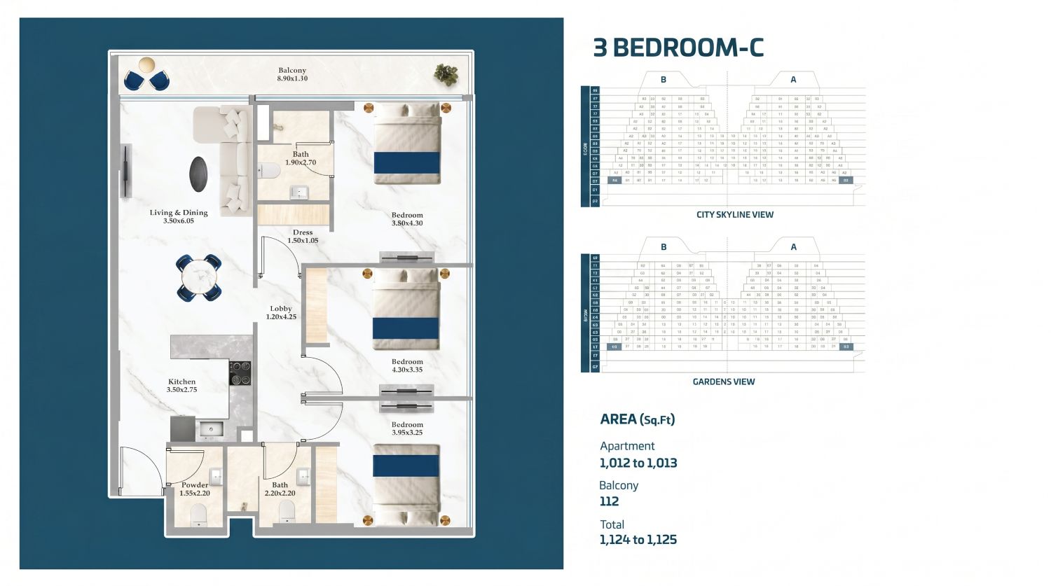 Sparklz by Danube - 3 Bedroom Apartment - Возможность в Al Furjan