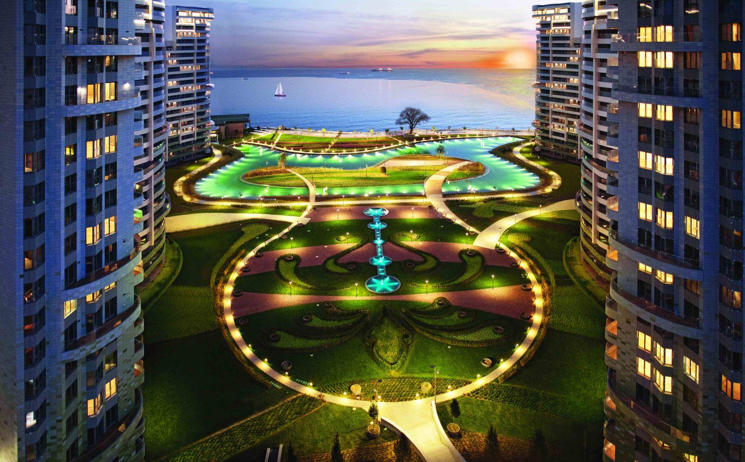SeaPearl Ataköy: Роскошная квартира 3,5+1 на первой линии моря - Подходит для гражданства