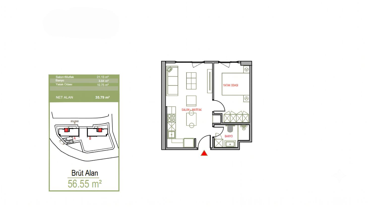 Forev TEM: Luxury 1+1 & 2+1 Apartments - Suitable for Citizenship