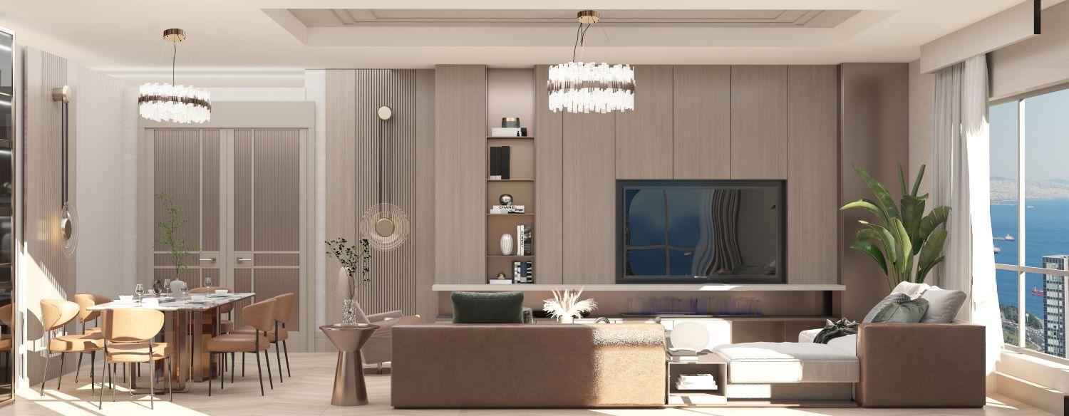 CE LA VI Crowne: Luxury 3.5+1 Apartment - Suitable for Citizenship