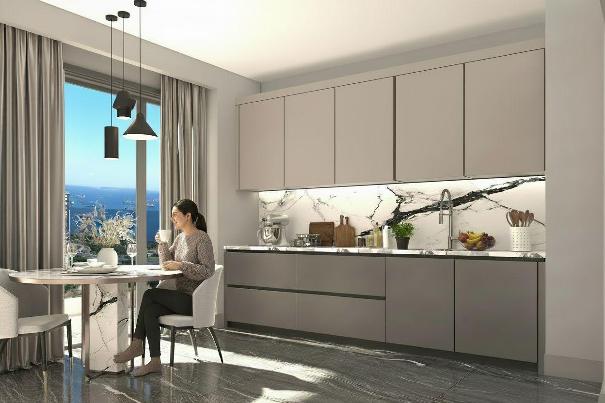 CE LA VI Crowne: Luxury 3.5+1 Apartment - Suitable for Citizenship