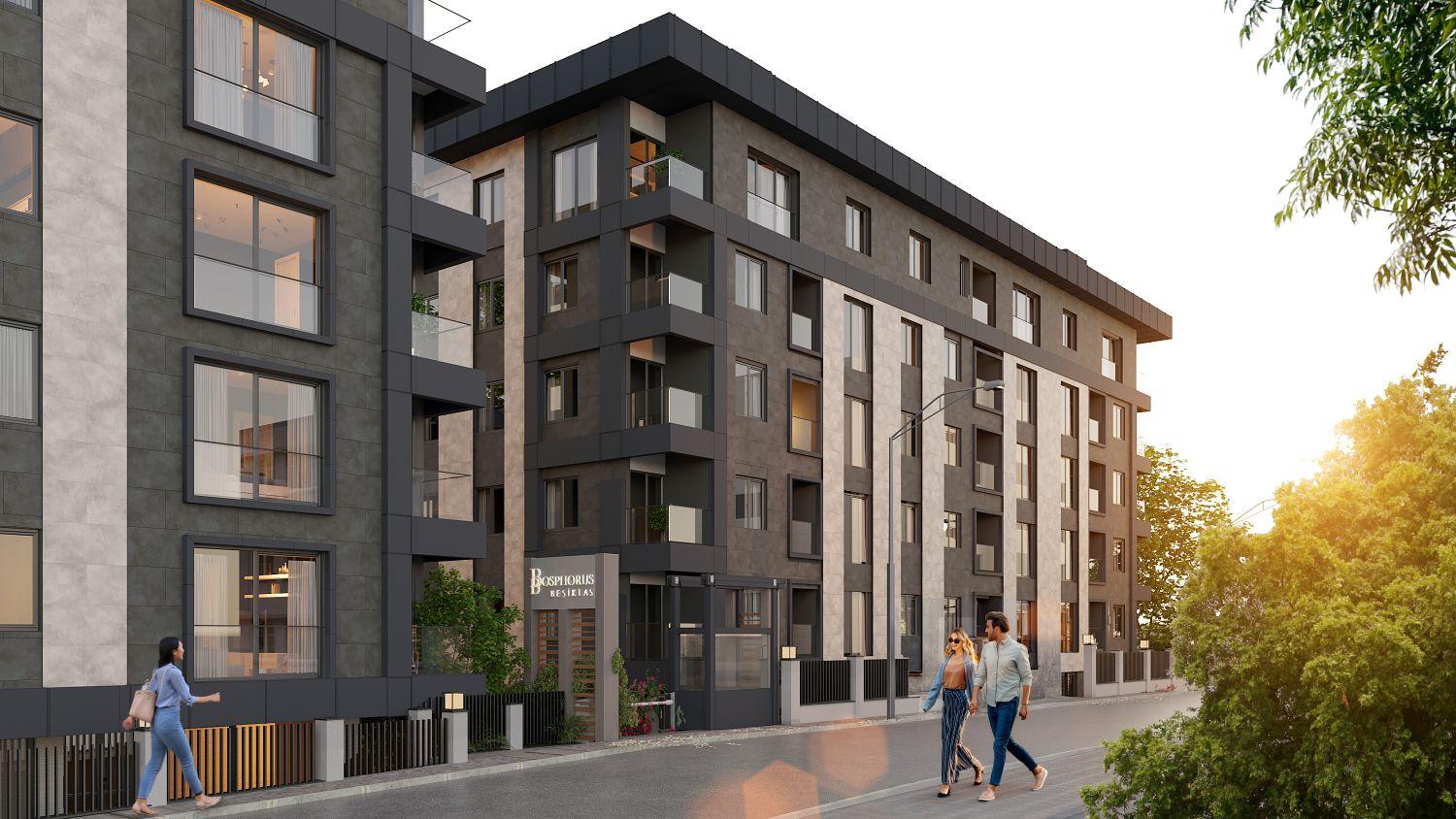 Bosphorus Beşiktaş: Luxury 3+1 Ready - Suitable for Citizenship