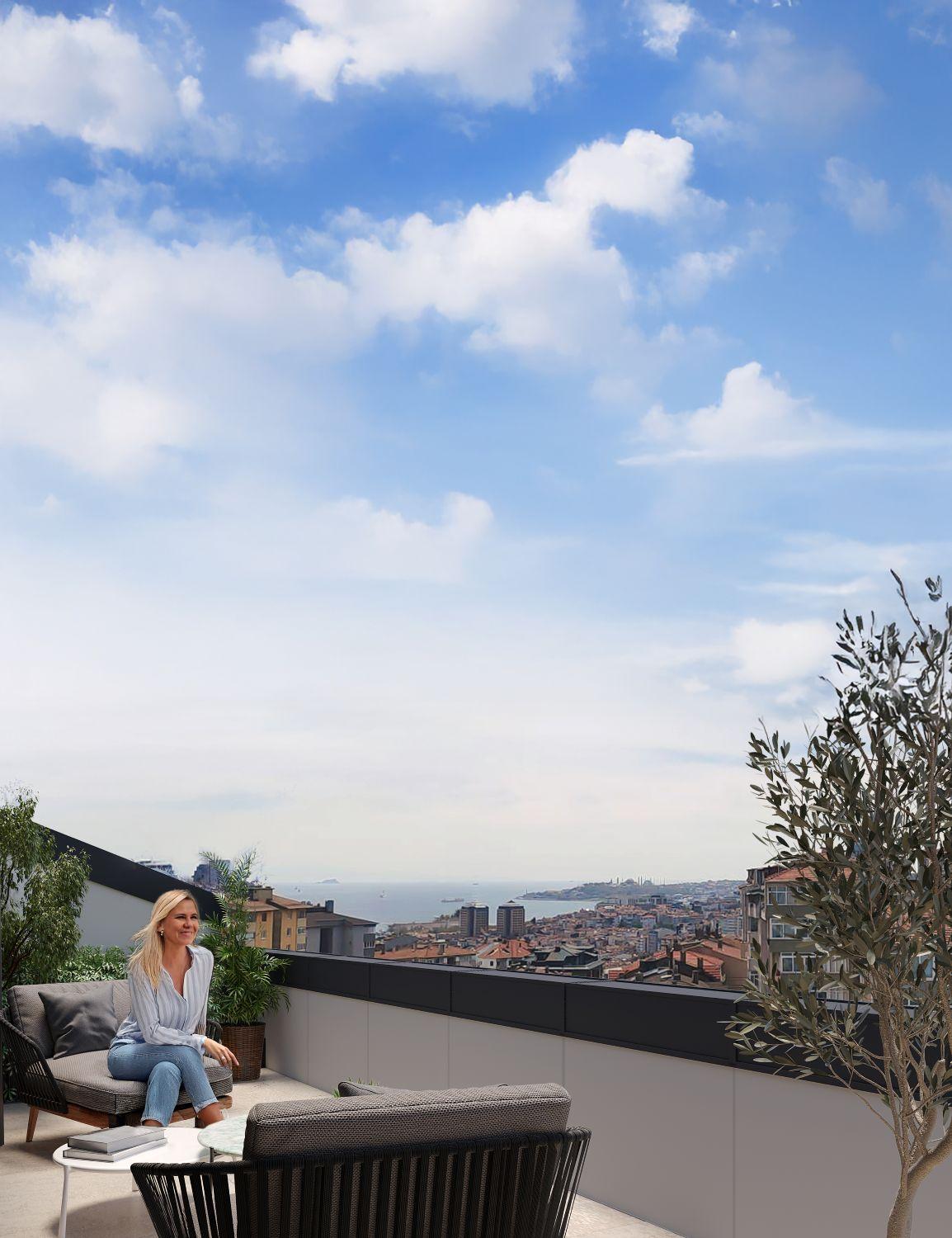 Bosphorus Beşiktaş: Luxury 3+1 Ready - Suitable for Citizenship