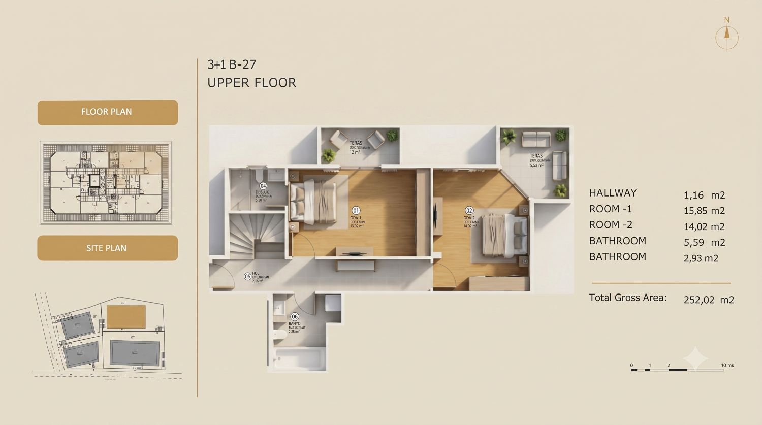 Bosphorus Beşiktaş: Luxury 3+1 Ready - Suitable for Citizenship
