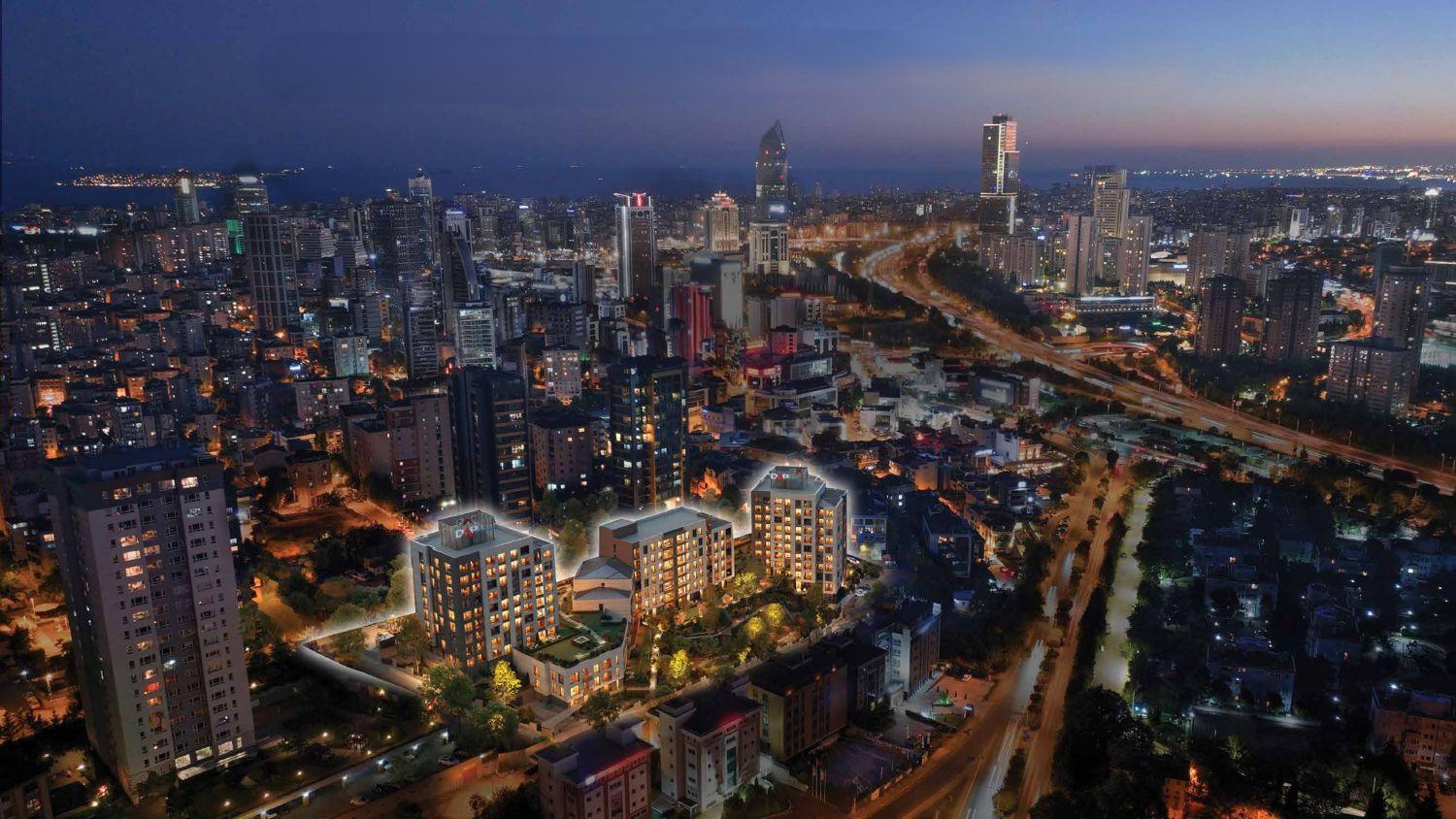 Ataşehir 173: Luxury 1+1 Apartment - Suitable for Citizenship