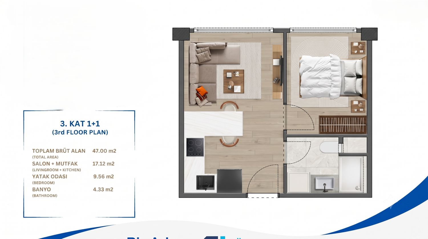 Galleria Park Residence: Luxury 1+1 - 3+1 Apartments - Suitable for Citizenship