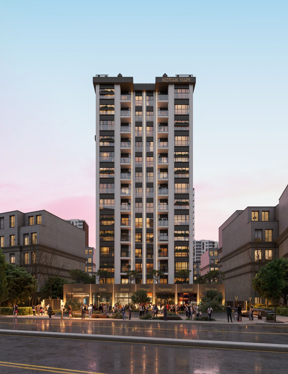 Kotan Beyaz Köşk: Luxury 3+1 Apartment - Suitable for Citizenship