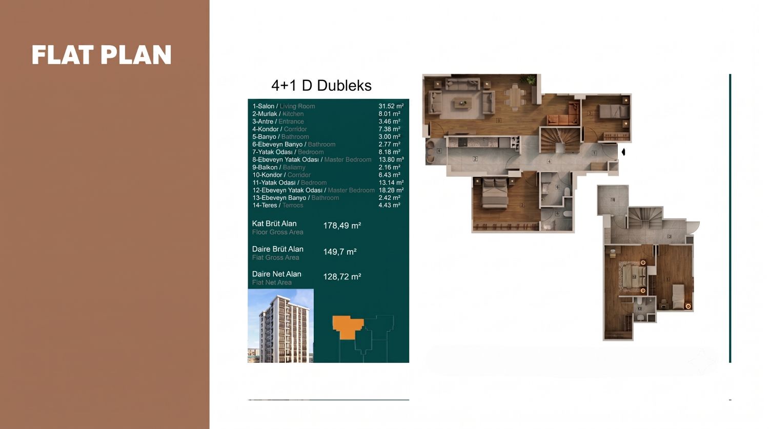 Kotan Beyaz Köşk: Luxury 4+1 Duplex Apartment - Suitable for Citizenship