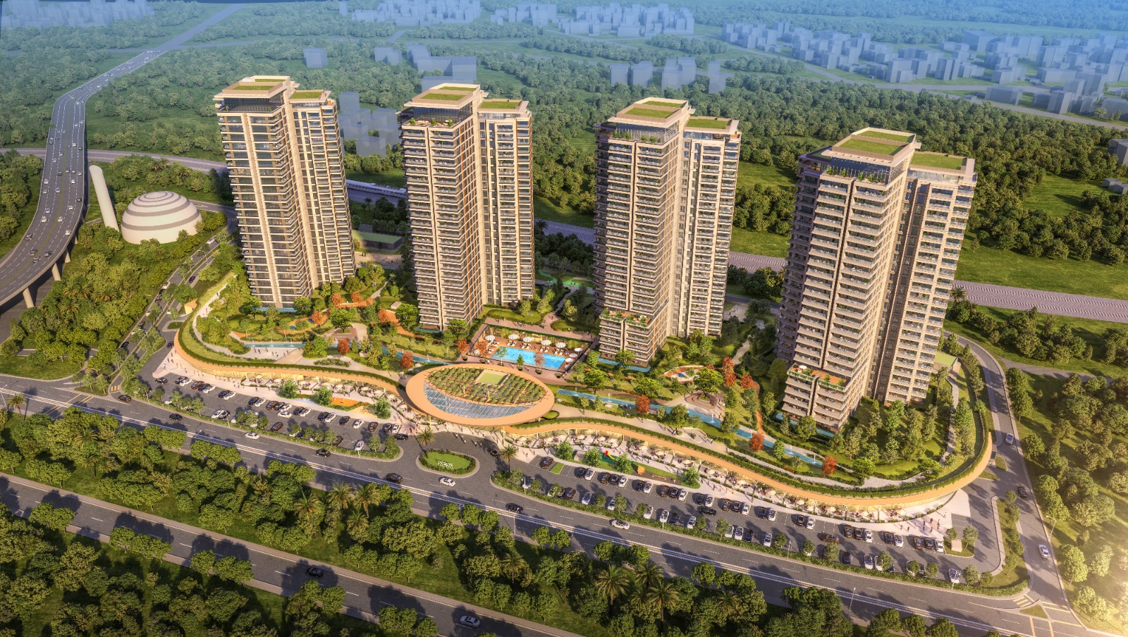 Peron Istanbul: Lüks 2+1 Şehir Manzaralı Daire - Vatandaşlığa Uygun