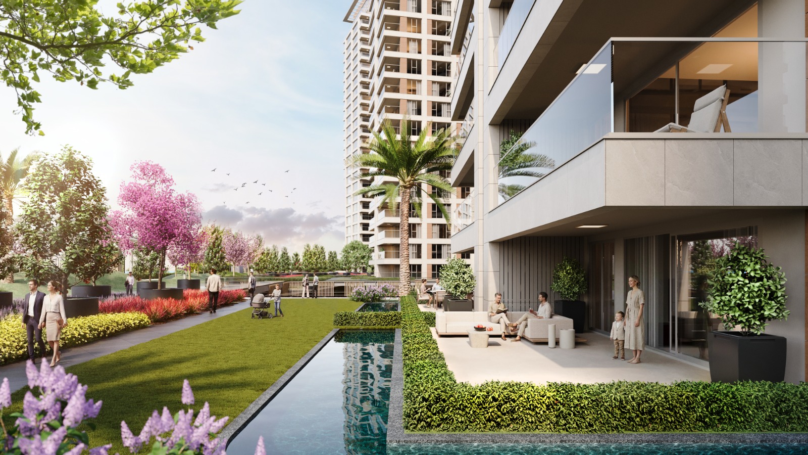 Peron Istanbul: Роскошная квартира 3+1 с видом на море - Подходит для гражданства