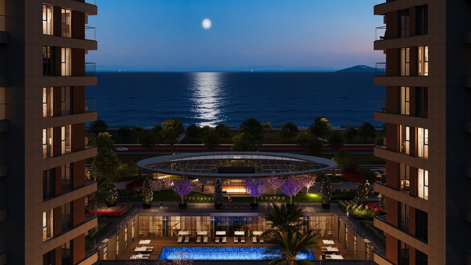 Peron Istanbul: Deniz Manzaralı Lüks 4+1 Daire - Vatandaşlığa Uygun