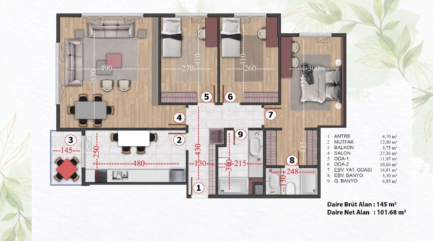 Gündem City: Luxury 3+1 Apartment - Suitable for Citizenship