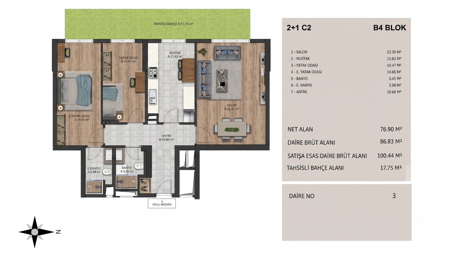 Kırlangıç Evleri: Luxury 2+1 & 3+1 Apartments - Suitable for Citizenship