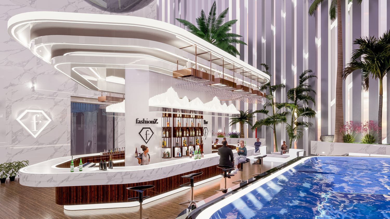 Fashionz by Danube: 1 Bedroom Apartment - FashionTV Branded Luxury
