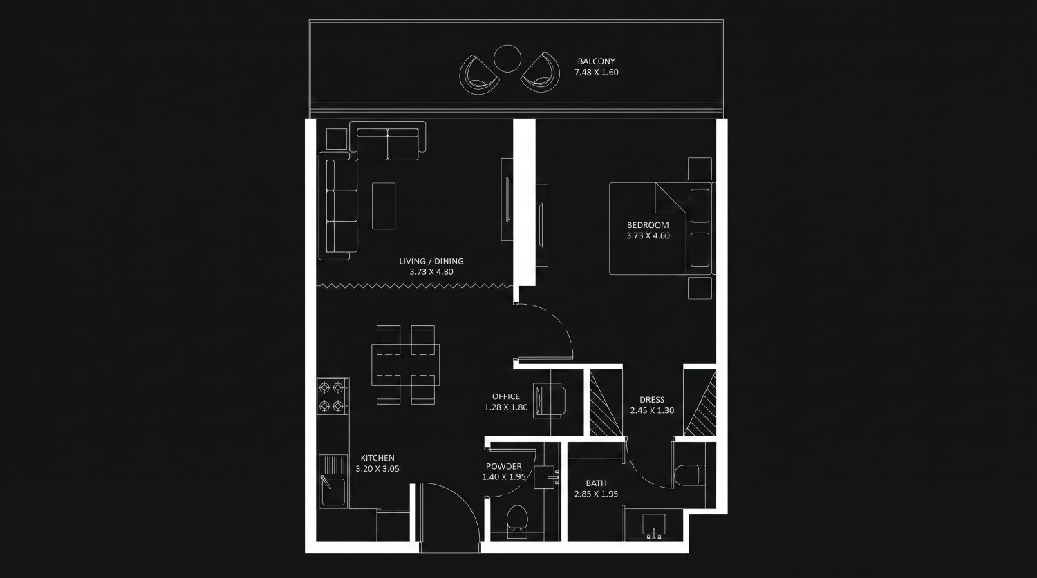BAYZ101 by Danube - 1 Bedroom Apartment + Office - 101-Storey Luxury Living