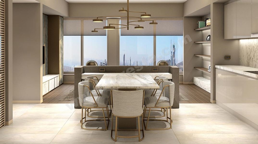 شقة بغرفة نوم واحدة في Altower Residance في كاديكوي