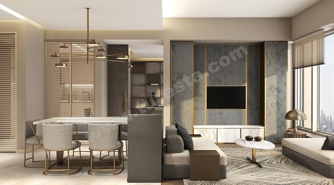 شقة بغرفة نوم واحدة في Altower Residance في كاديكوي