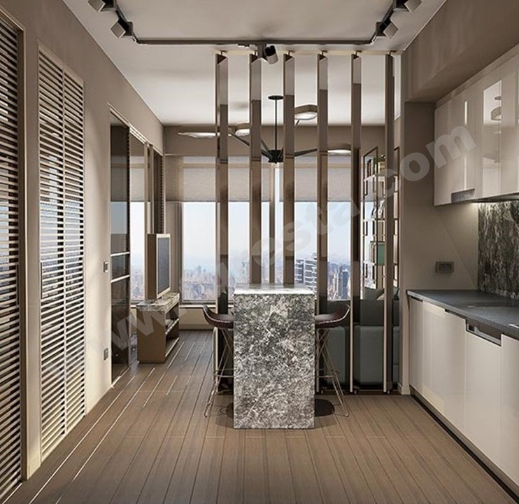 شقة بغرفة نوم واحدة في Altower Residance في كاديكوي