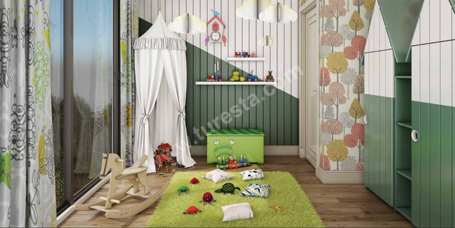 4 Bedroom Large Apartment in Pine Forests Çekmeköy