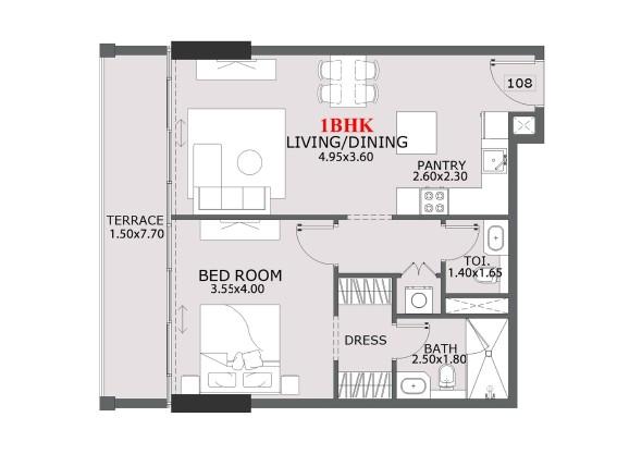 Provenza Residences - 1 Bedroom Apartment