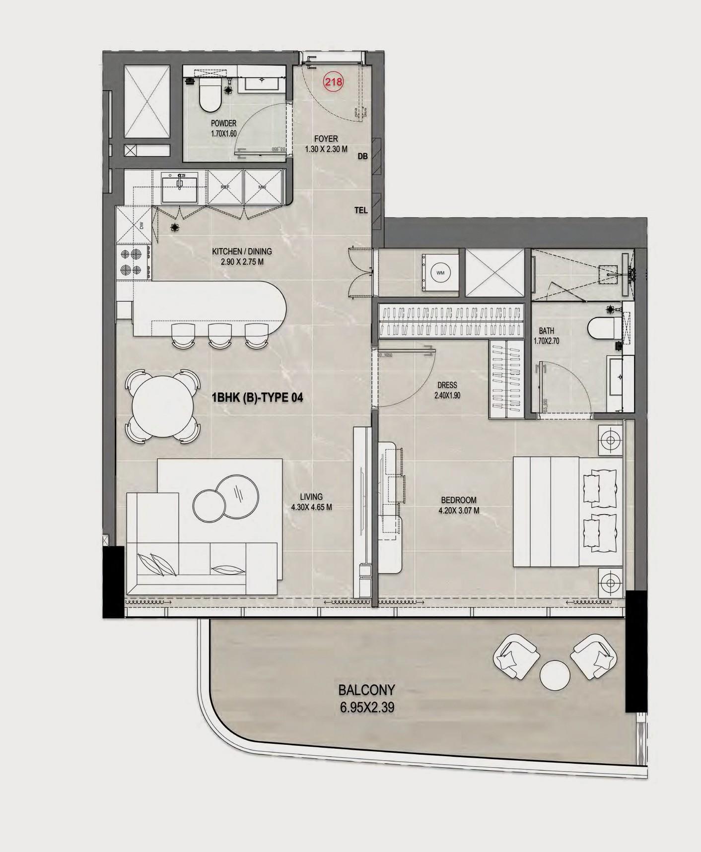 Rabdan Gates - 1 Bedroom Apartment - Investment Opportunity in Majan