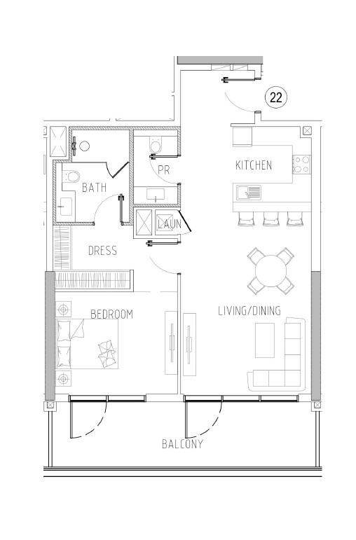 Riverside Views - 1 Bedroom Apartment