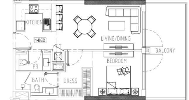 Riverside Views - 1 Bedroom Apartment