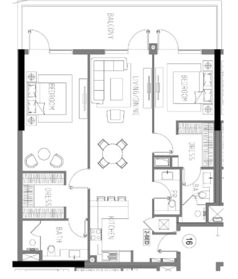 Riverside Views - 2 Bedroom Apartment