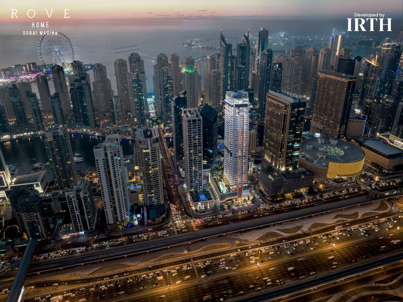 Rove Home Dubai Marina - Studio - Investment Opportunity: Fully Furnished Apartments