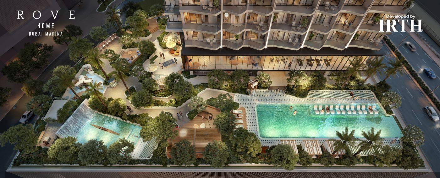 Rove Home Dubai Marina - Studio - Investment Opportunity: Fully Furnished Apartments