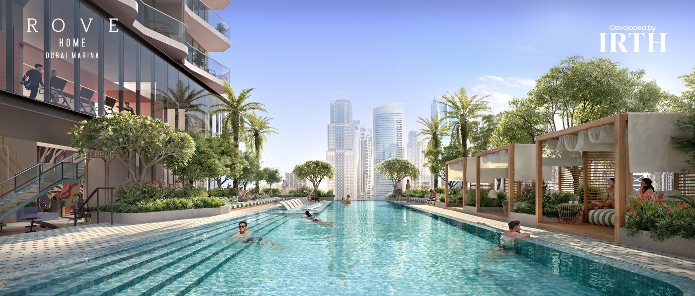 Rove Home Dubai Marina - Studio - Investment Opportunity: Fully Furnished Apartments