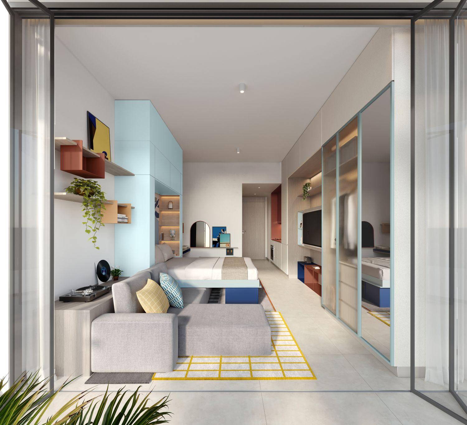 Rove Home Dubai Marina - Studio - Investment Opportunity: Fully Furnished Apartments