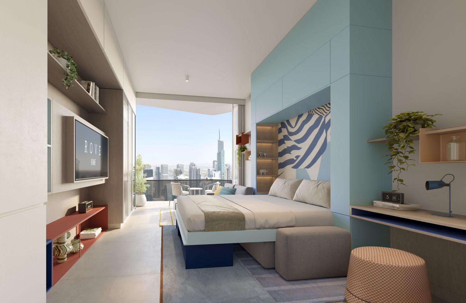 Rove Home Dubai Marina - Studio - Investment Opportunity: Fully Furnished Apartments