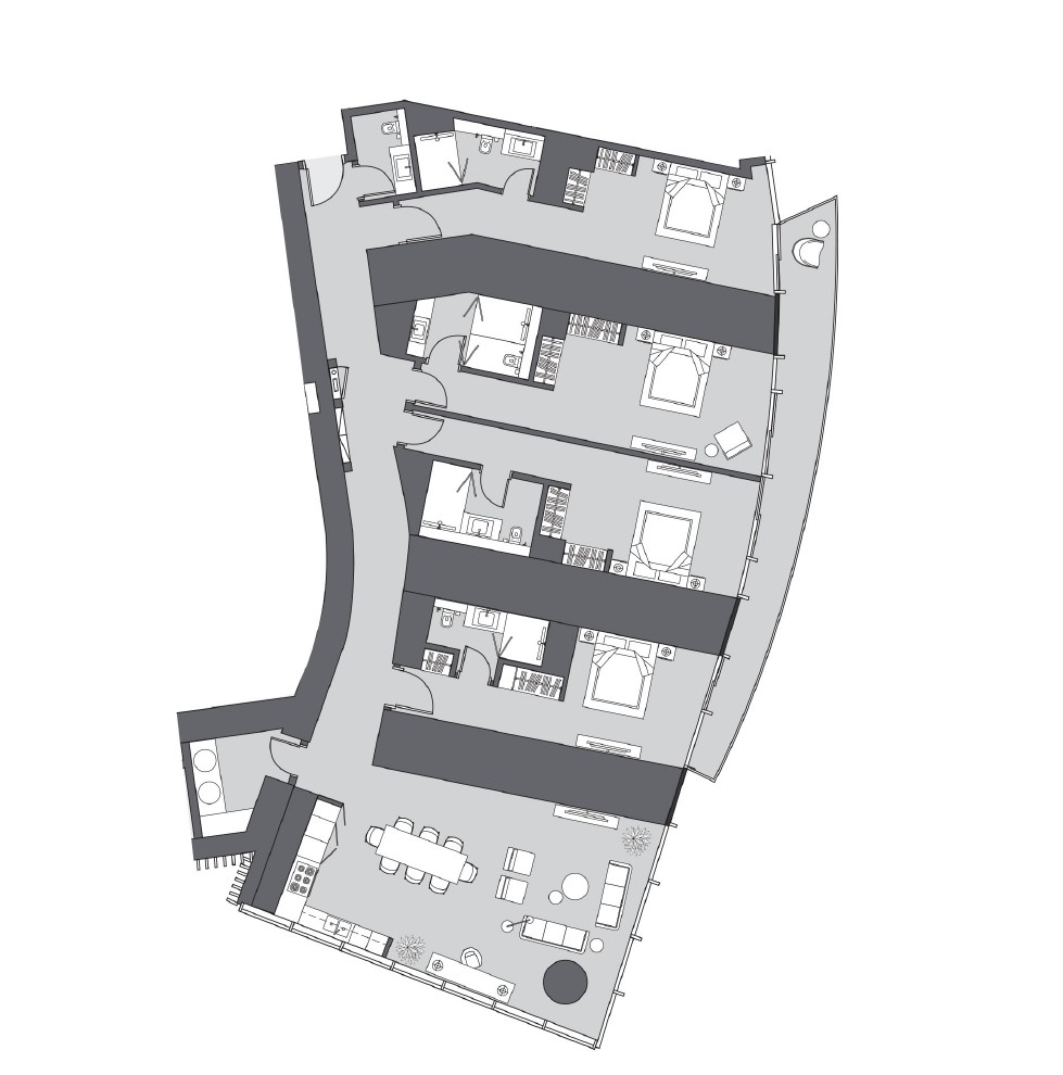 Six Senses Residences - 4 Bedroom Apartment