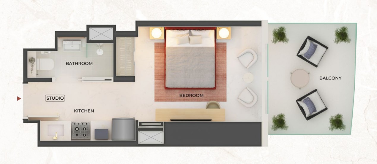 Binghatti Skyblade - Studio