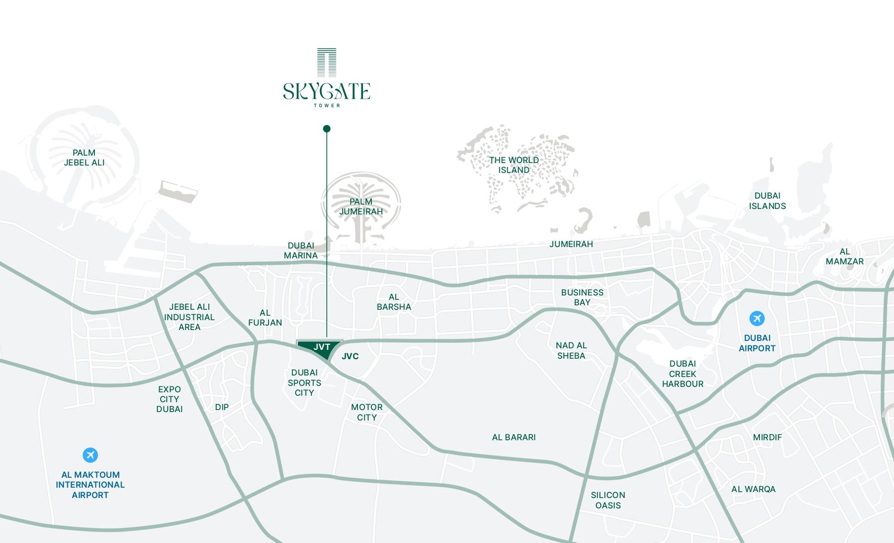 SkyGate Tower - 2 Bedroom Apartment