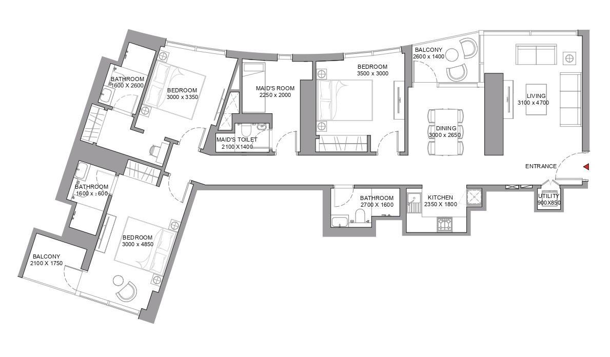 Sobha Skyscape Avenue - 3 Bedroom Apartment - Unique Luxury Residences in Sobha Hartland II