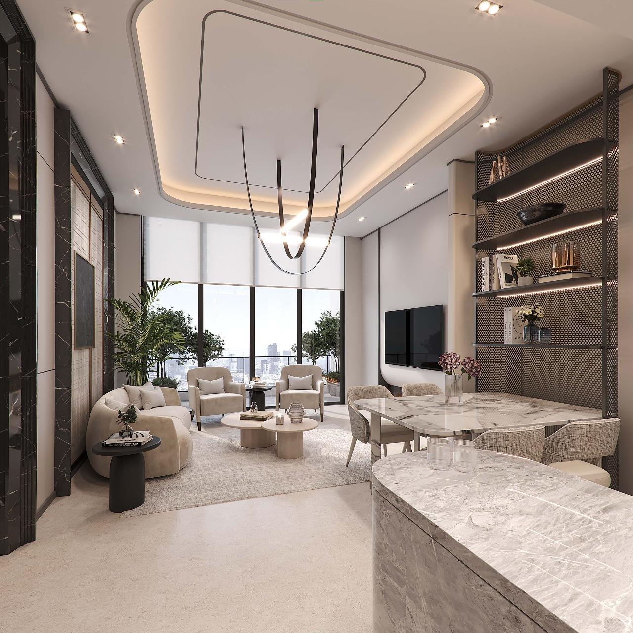 SquareX One by Tasmeer Indigo - 1 Bedroom Apartment + Study Room