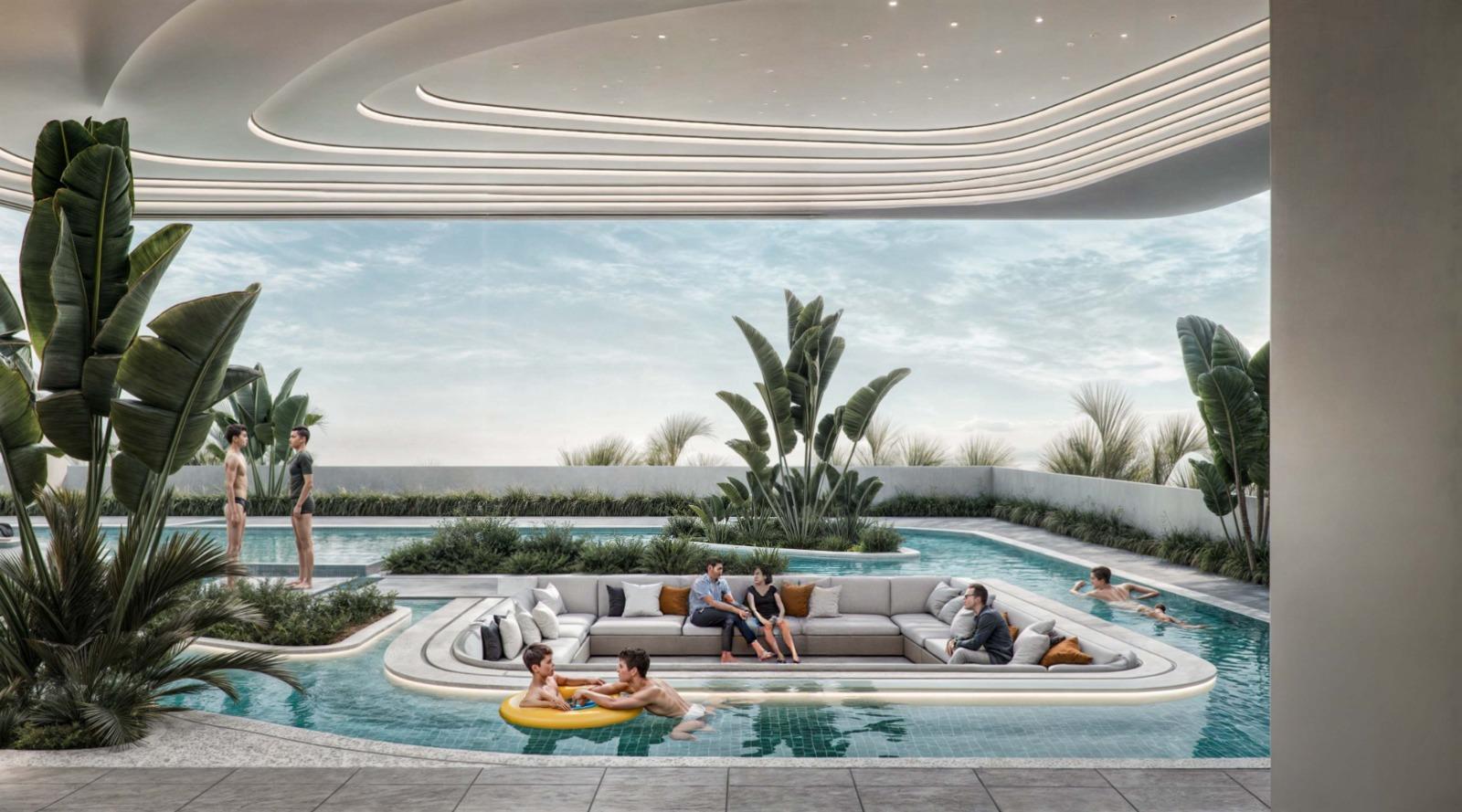 SquareX One by Tasmeer Indigo - 1 Bedroom Apartment + Study Room