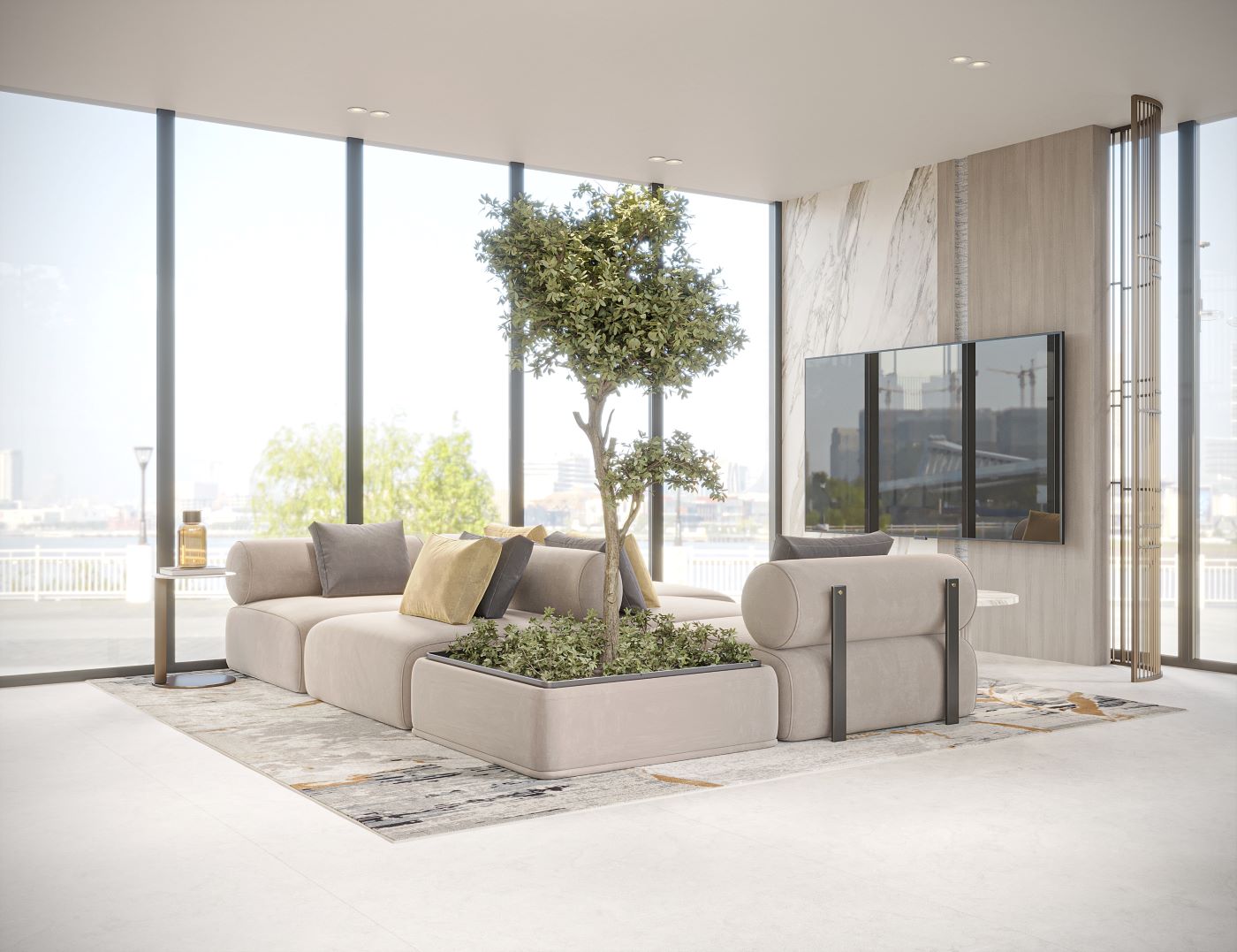 SquareX Residence - 1 Bedroom Apartment + Study Room